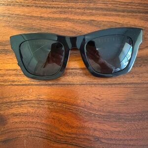 Electric Crasher Sunglasses in Gloss Black